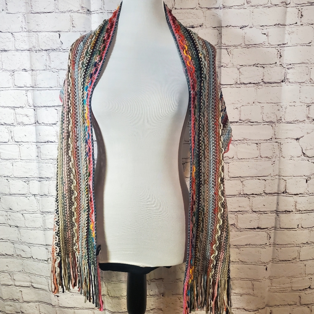 Fashion By Mirabeau Women's  Multicolor Acrylic Scarf Shawl
